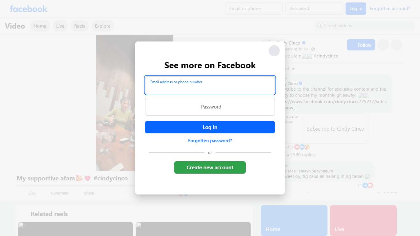 My supportive afam🥰❤️ #cindycinco Cindy Cinco Facebook
